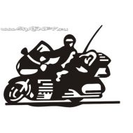 Naklejka - Jestem motocyklistą  JM 048 - 048.jpg
