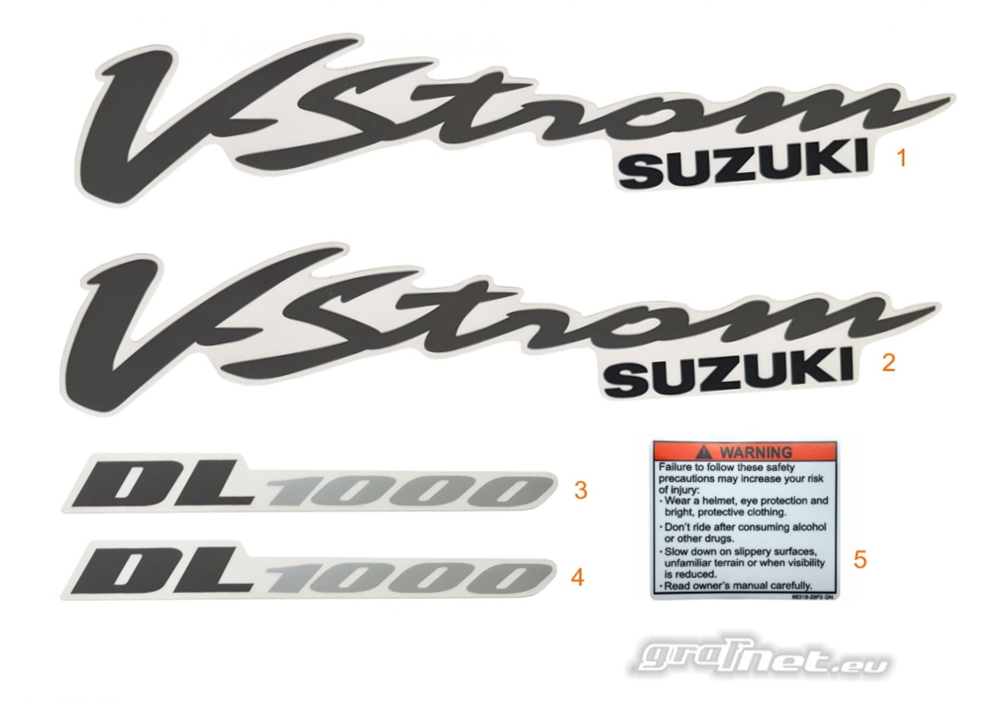 Naklejki Suzuki Dl V Strom Ty Naklejki Na