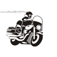 Naklejka - Jestem motocyklistą  JM 037 - 037.jpg