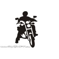 Naklejka - Jestem motocyklistą  JM 038 - 038.jpg