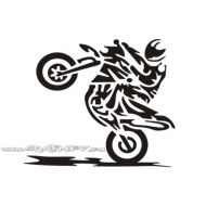 Naklejka - Jestem motocyklistą  JM 045 - 045.jpg