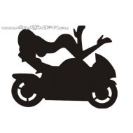 Naklejka - Jestem motocyklistą  JM 051 - 051.jpg