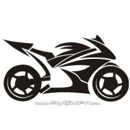 Naklejka - Jestem motocyklistą  JM 059 - 059.jpg