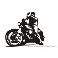 Naklejka - Jestem motocyklistą  JM 075 - 075.jpg
