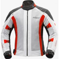 Kurtka motocyklowa BUSE Summer Flash czarno-biała L/52 - kurtka-motocyklowa-buse-summer-flash-szaro-czerwona.jpg