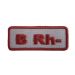 Naszywka NS 029 biała B Rh-