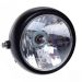 Lampa przednia czarna Boczne mocowanie