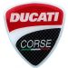Logo Ducati 3D wysokość 55mm NOWE