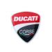 Logo Ducati 3D wysokość 39mm NOWE
