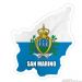NAKLEJKA WYPRAWOWA NW SAN MARINO 001 / SAN MARINO 001