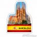 NAKLEJKA WYPRAWOWA NW SPAIN 003 BARCELONA / HISZPANIA 003 BARCELONA