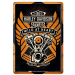 Metalowa pocztówka Harley-Davidson silnik