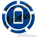 TANK CAP TCK 01 3D KAWASAKI -  NINJA BLUE