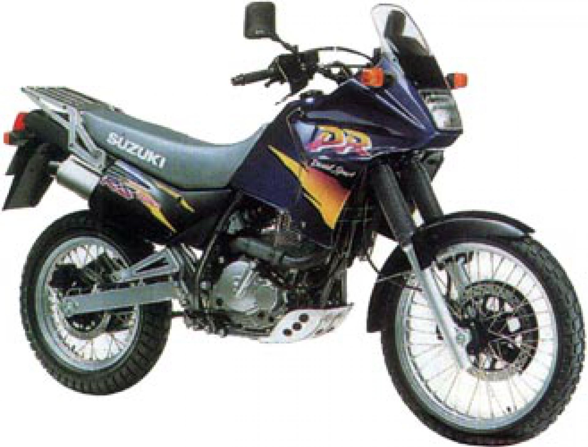 Naklejki Suzuki DR 650 RSE 1996 FIOLETOWY NAKLEJKI NA
